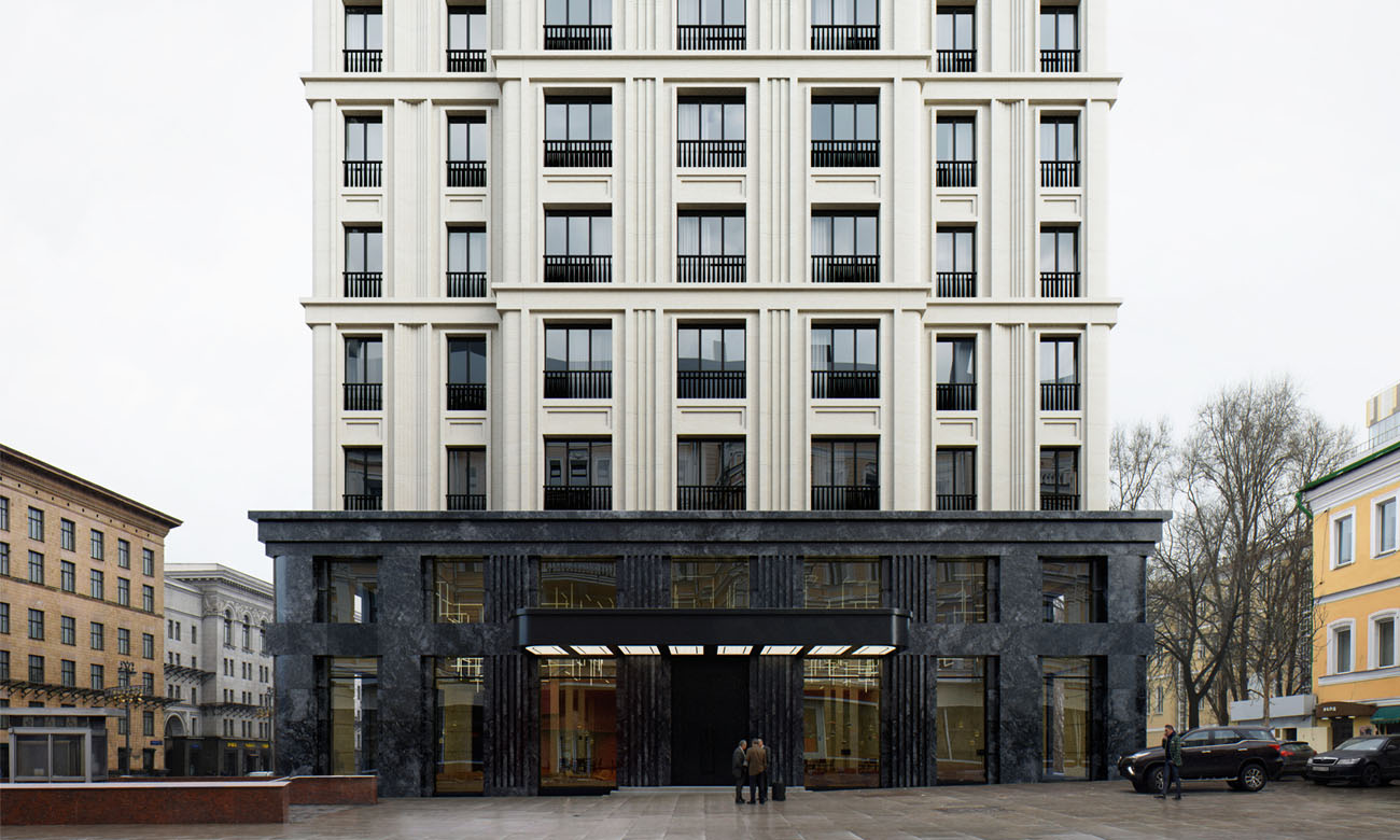 Пентхаус с террасой в ЖК «Vesper Tverskaya», ул. 1-я Тверская-Ямская, д.2 стр.1, 1051 кв.м.