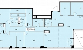 Пентхаус в ЖК «West Garden», ул. Минская, Корпус 11, 200,46 кв. м