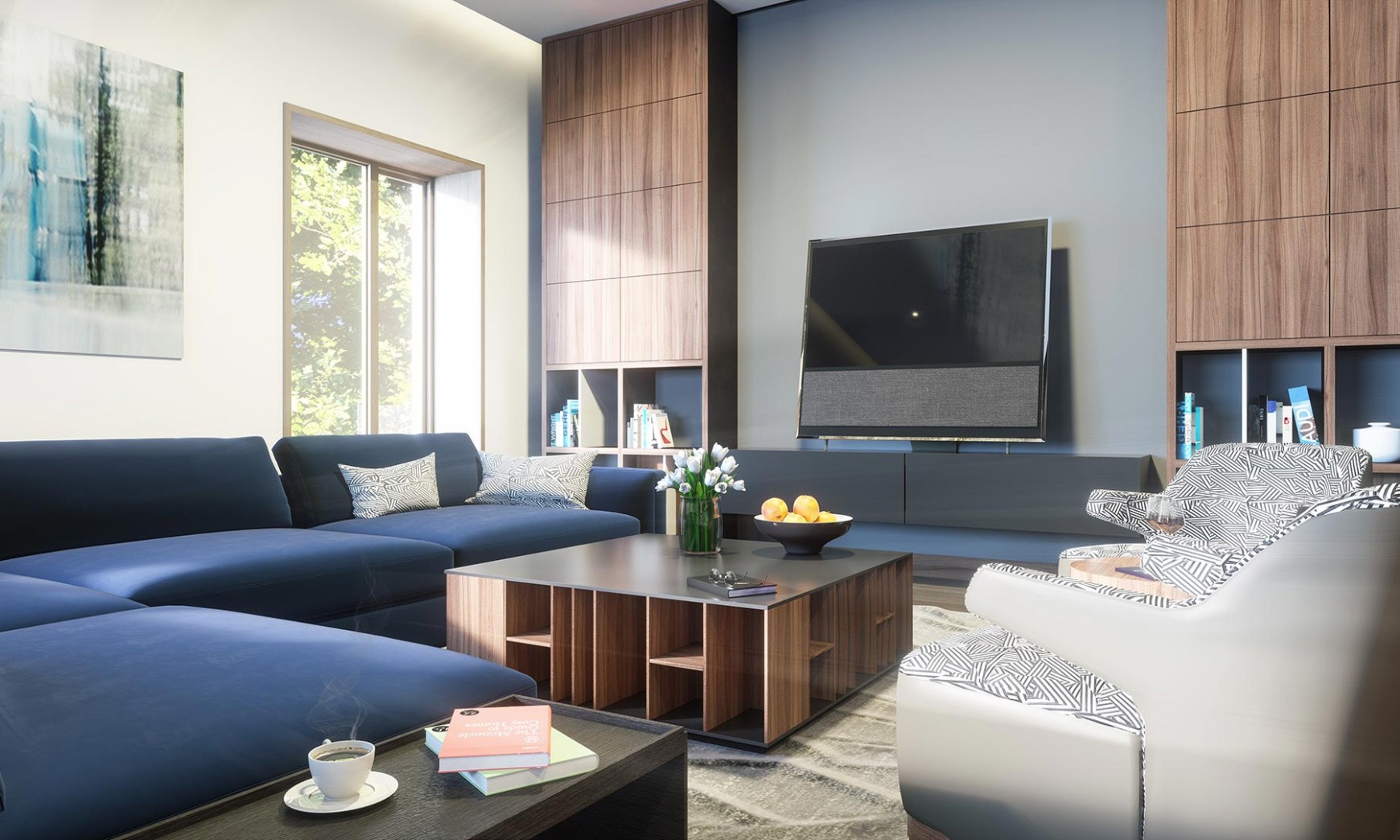 Пентхаус c терассой в ЖК «Вишнёвый сад», Мосфильмовская ул., д. 1, Корпус D, 233 кв. м