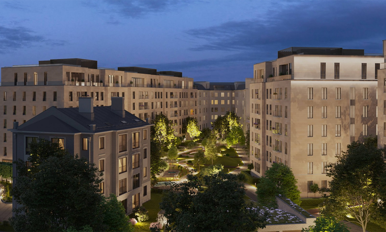 Пентхаус с террасами в комплексе элитных особняков «Полянка 44», Б. Полянка, 44, Корпус Камелия, 299 кв. м