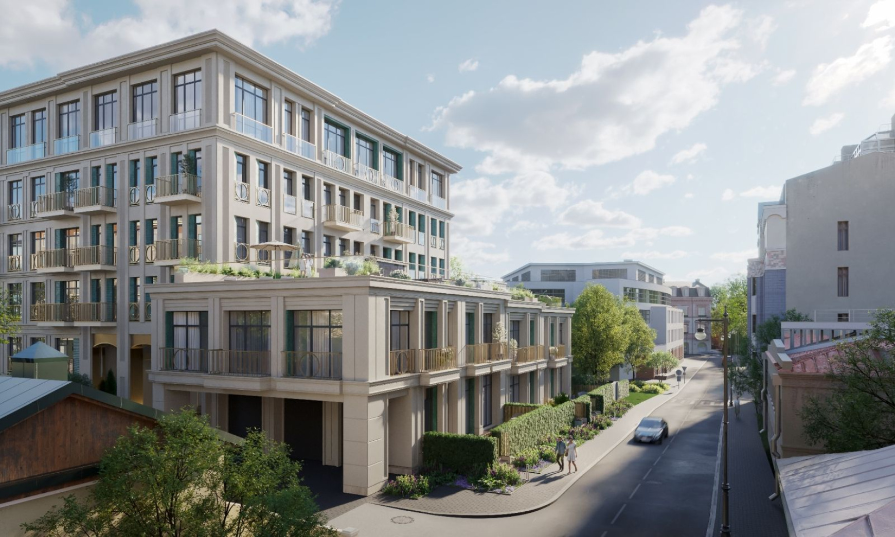 Пентхаус, Лот №206431, Клубный дом на Остоженке «Обыденский №1», Москва, ЦАО, Остоженка, м. Кропоткинская, 3-й Обыденский переулок