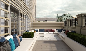 Двухуровневый пентхаус с террасой в ЖК «Turandot Residences», ул. Арбат, 24, 229,4 кв.м