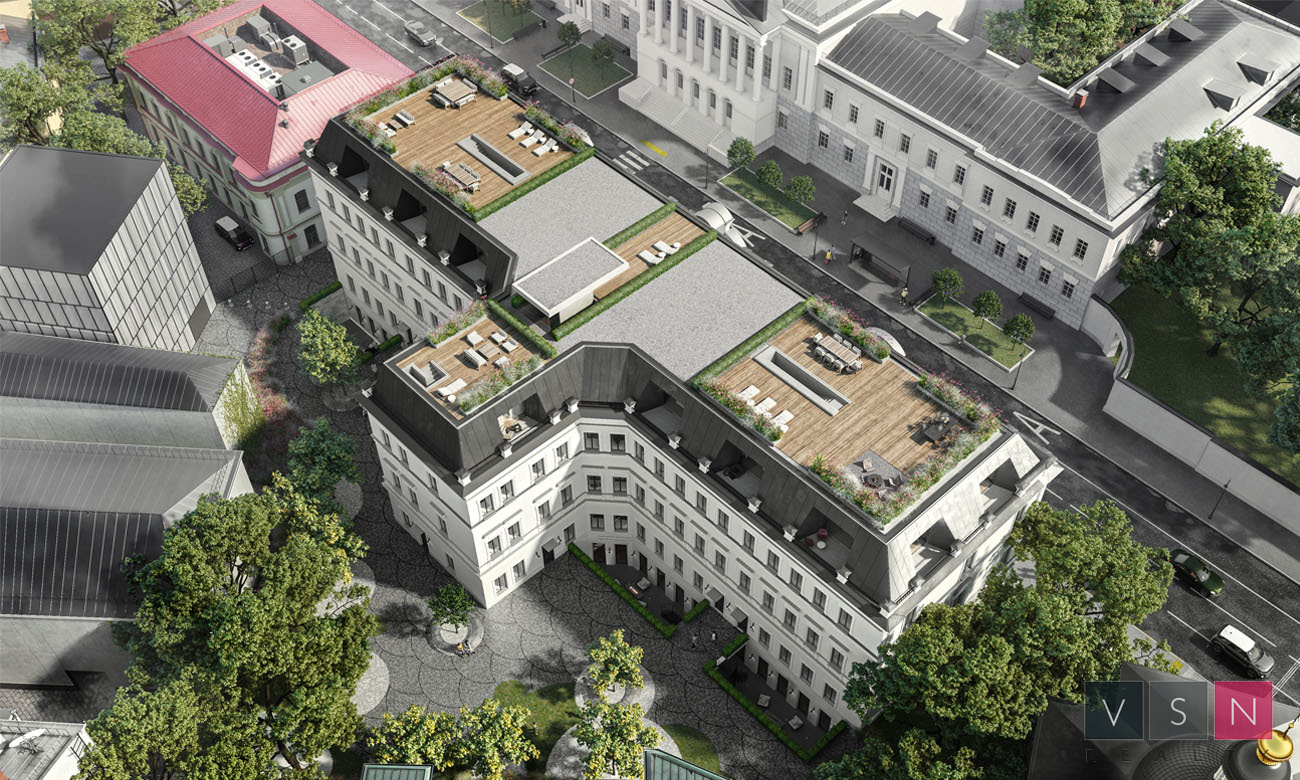 Двухуровненвый пентхаус, ул. Солянка, д.7, ЖК «Дом с Атлантами», 330.6 кв.м