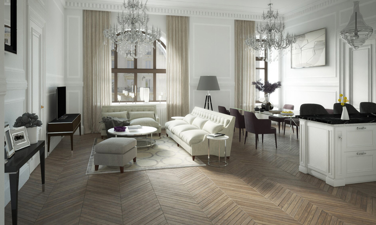 Двухуровневый пентхаус в элитном «Доме на Хлебном», Хлебный пер., 19, 339,5 кв. м