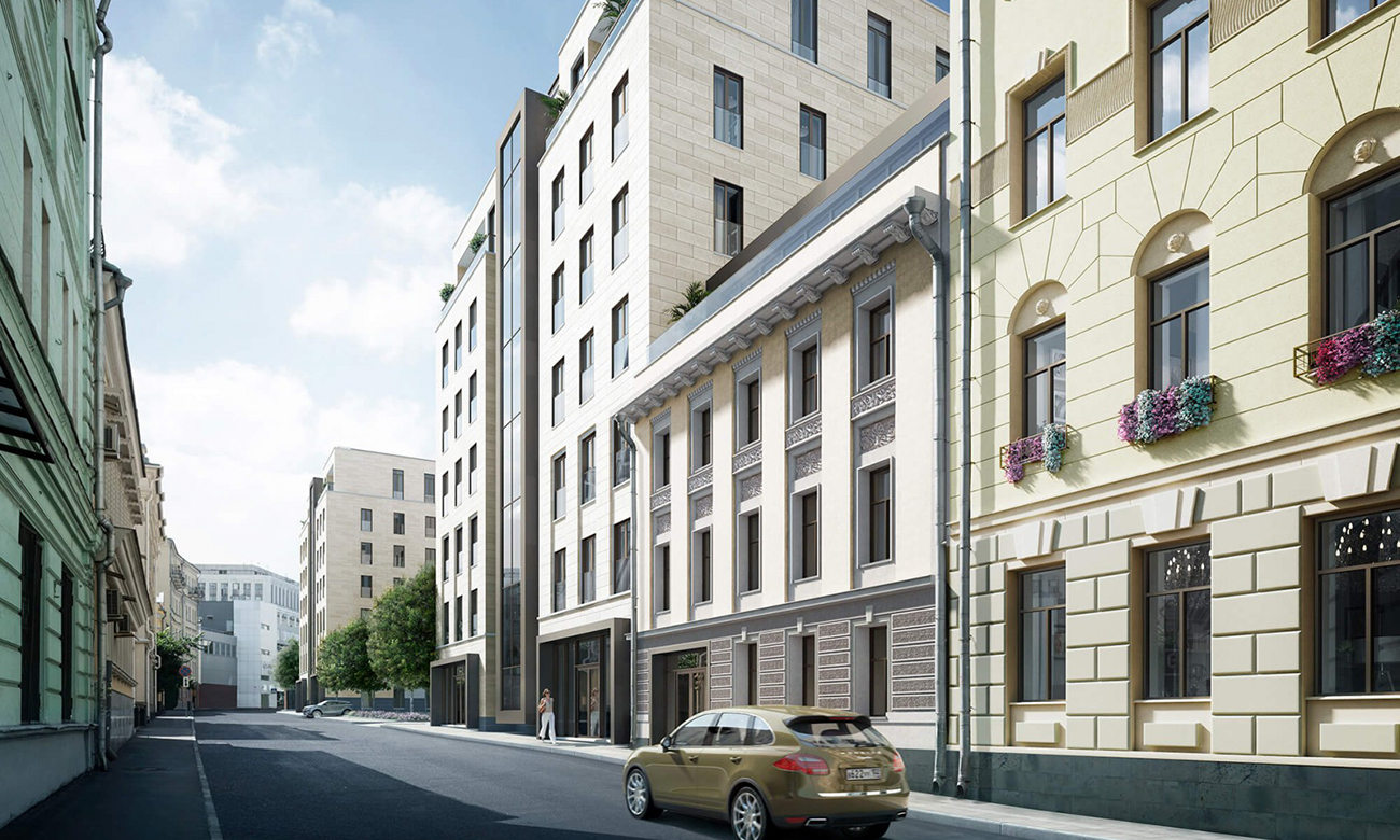 Пентхаус с террасами в комплексе элитных особняков «Полянка 44», Б. Полянка, 44, Корпус Камелия, 261,8 кв. м