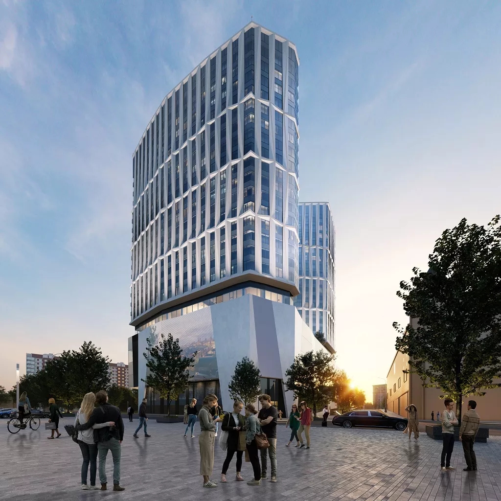 Пентхаус 3Б, Элитный дом «Chkalov», Земляной Вал ул., вл. 37, 67,7 кв.м