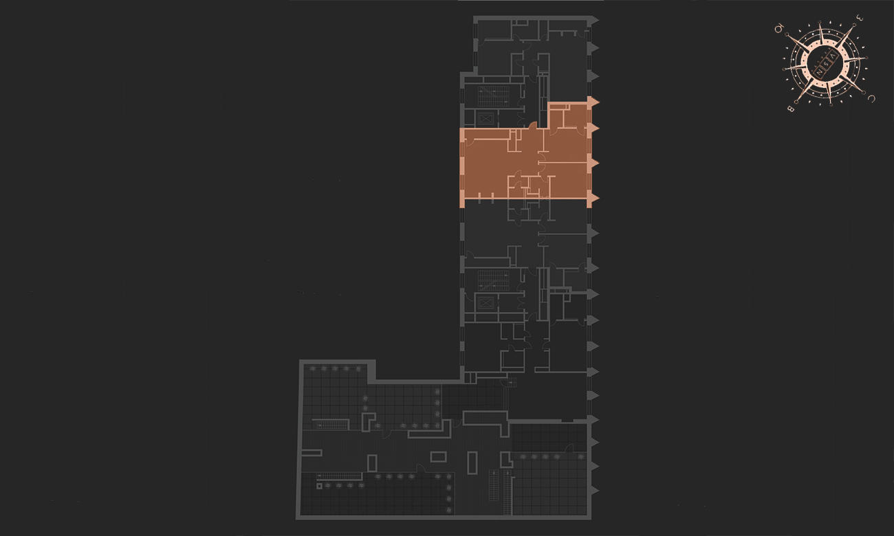 Двухуровневый пентхаус с террасой в ЖК «Большая Дмитровка IX, ул. Б. Дмитровка, 9, 159,93 кв.м.
