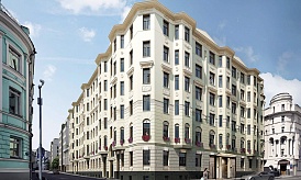 Пентхаус с террасами в комплексе элитных особняков «Полянка 44», Б. Полянка, 44, Корпус Камелия, 261,8 кв. м