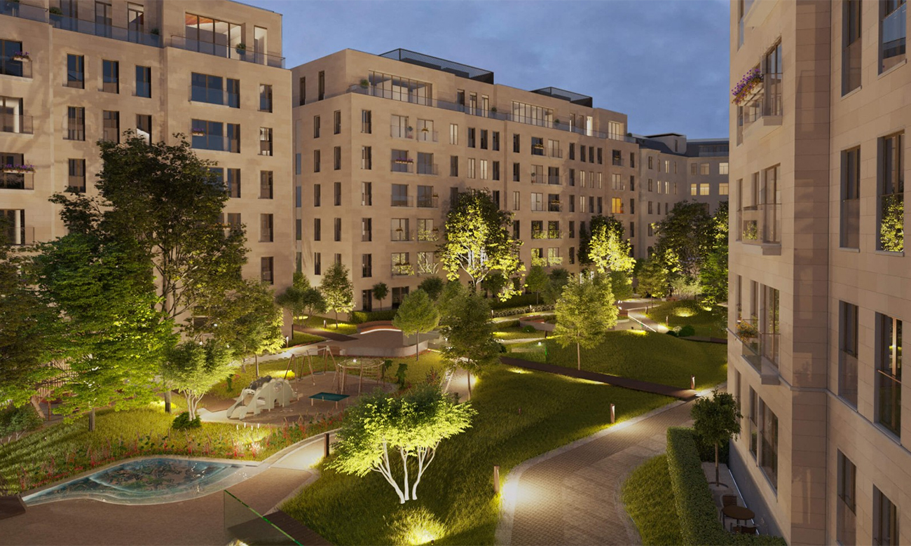 Пентхаус с террасами в комплексе элитных особняков «Полянка 44», Б. Полянка, 44, Корпус Камелия, 261,8 кв. м