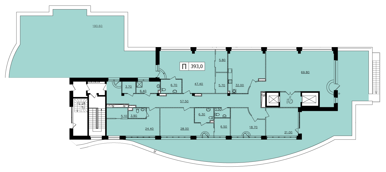 Пентхаус с террасой в клубном доме "В  Газетном", Газетный пер., 13/15, 392 кв.м
