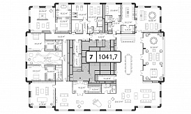 Пентхаус с террасой в ЖК «Vesper Tverskaya», ул. 1-я Тверская-Ямская, д.2 стр.1, 1051 кв.м.