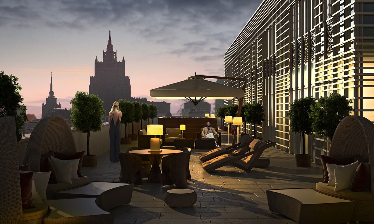 Двухуровневый пентхаус с террасой в ЖК «Turandot Residences», ул. Арбат, 24, 229,4 кв.м