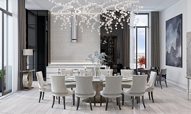 Пентхаус с террасами в комплексе элитных особняков «Полянка 44», Б. Полянка, 44, Корпус Камелия, 261,8 кв. м