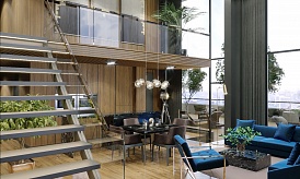 Пентхаус двухуровневый с террасой, ЖК «KAZAKOV Grand Loft», Казакова ул., д. 7, 164,7 кв.м