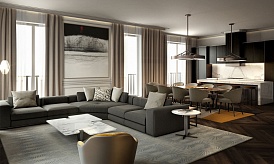 Пентхаус с террасой в ЖК «Vesper Tverskaya», ул. 1-я Тверская-Ямская, д.2 стр.1, 1051 кв.м.