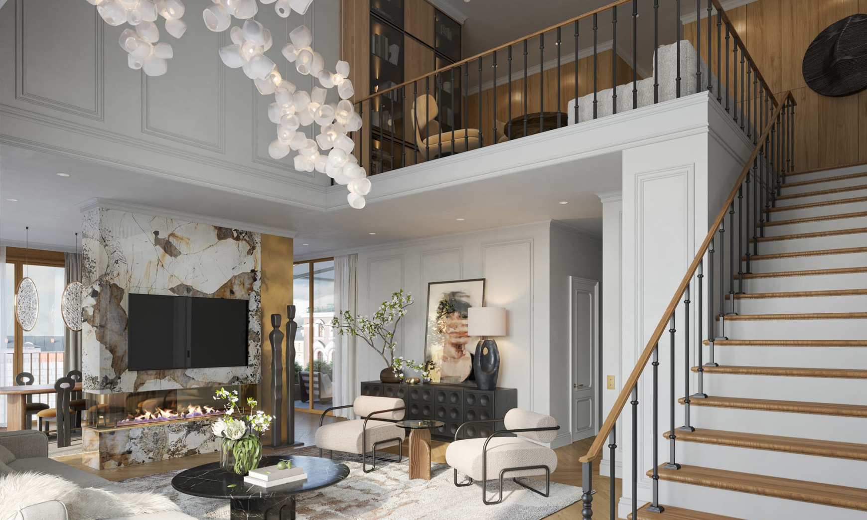 Пентхаус, Лот №252375, Сервисные резиденции в клубных особняках «Ильинка 3/8», Москва, ЦАО, Тверской, м. Китай-город, Ильинка