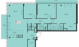 Пентхаус в ЖК «West Garden», ул. Минская, Корпус 6, 198,74 кв. м