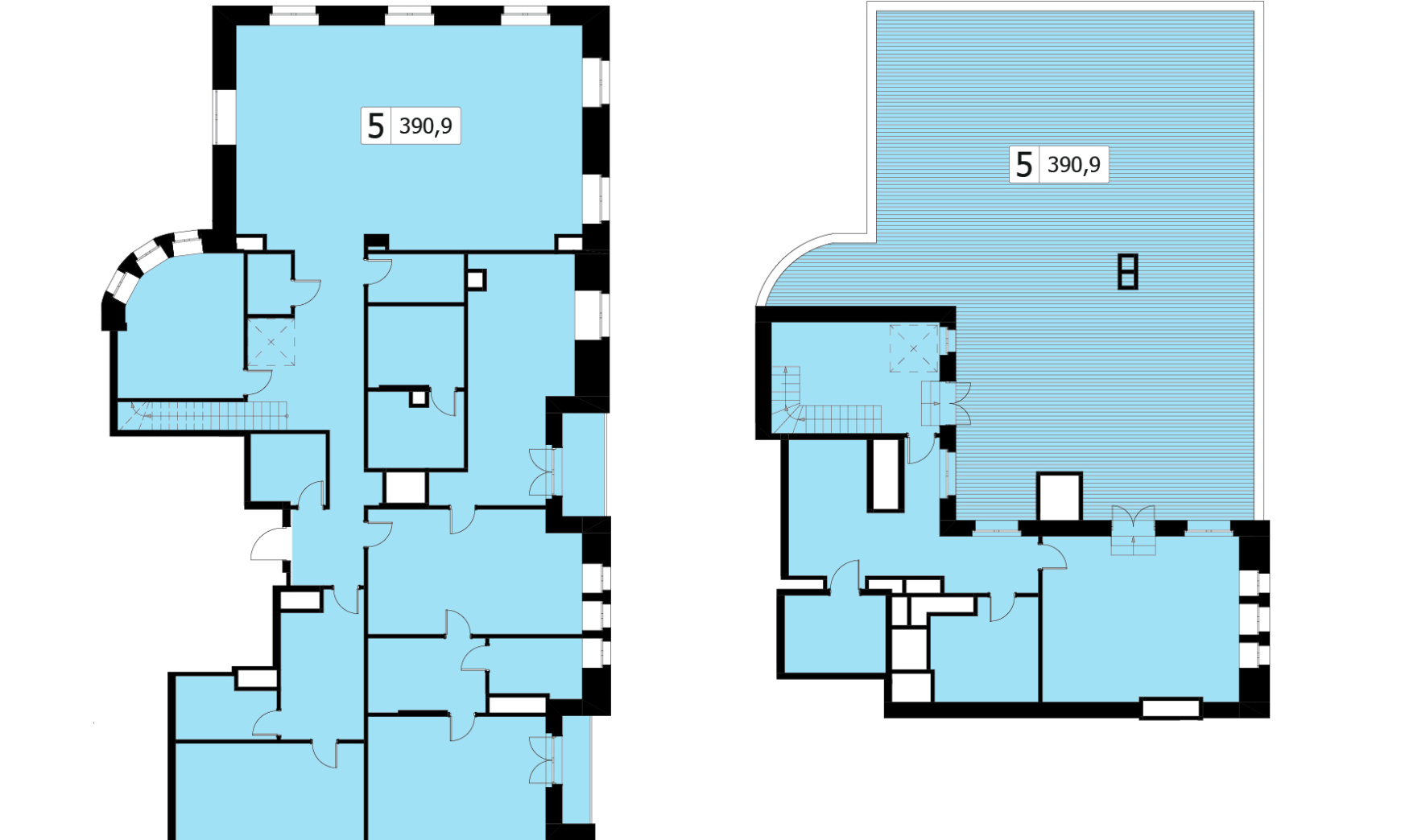 Пентхаус двухуровневый с террасой, Клубный дом «Чистые пруды», Потаповский пер., 5, стр. 4, 387 кв.м