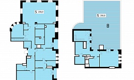 Пентхаус двухуровневый с террасой, Клубный дом «Чистые пруды», Потаповский пер., 5, стр. 4, 387 кв.м
