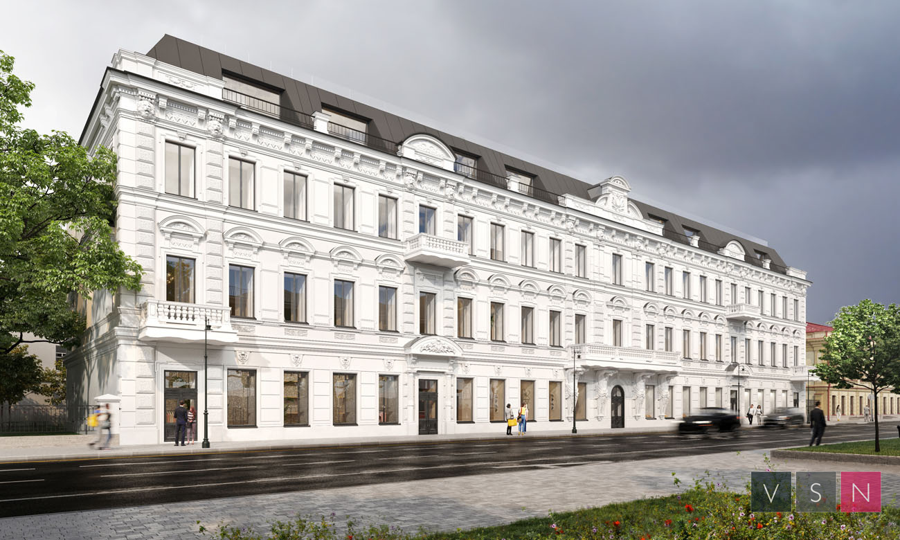 Двухуровненвый пентхаус, ул. Солянка, д.7, ЖК «Дом с Атлантами», 338.6 кв.м