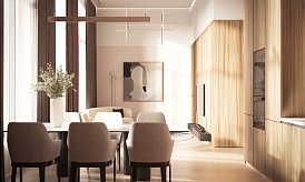 Пентхаус 3Б, Элитный дом «Chkalov», Земляной Вал ул., вл. 37, 67,7 кв.м