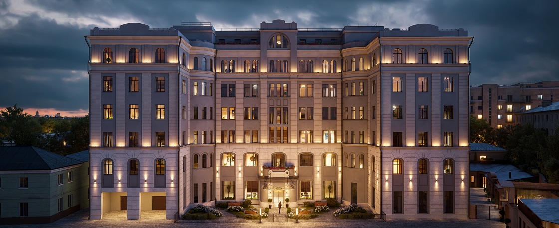 Пентхаус двухуровневый с террасой, Клубный дом «Чистые пруды», Потаповский пер., 5, стр. 4, 281 кв.м