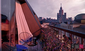 Двухуровненвый пентхаус, ул. Солянка, д.7, ЖК «Дом с Атлантами», 338.6 кв.м