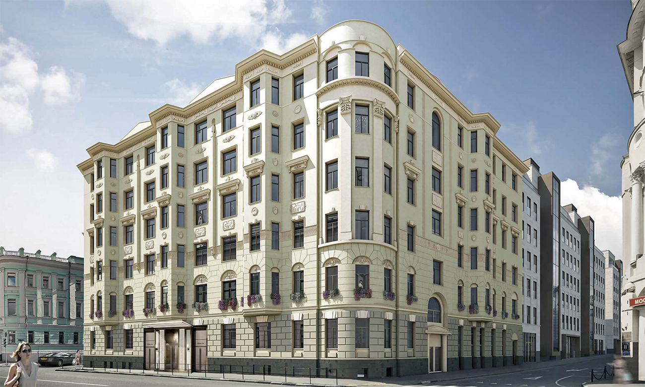 Пентхаус с террасами в комплексе элитных особняков «Полянка 44», Б. Полянка, 44, Корпус Камелия, 261,8 кв. м