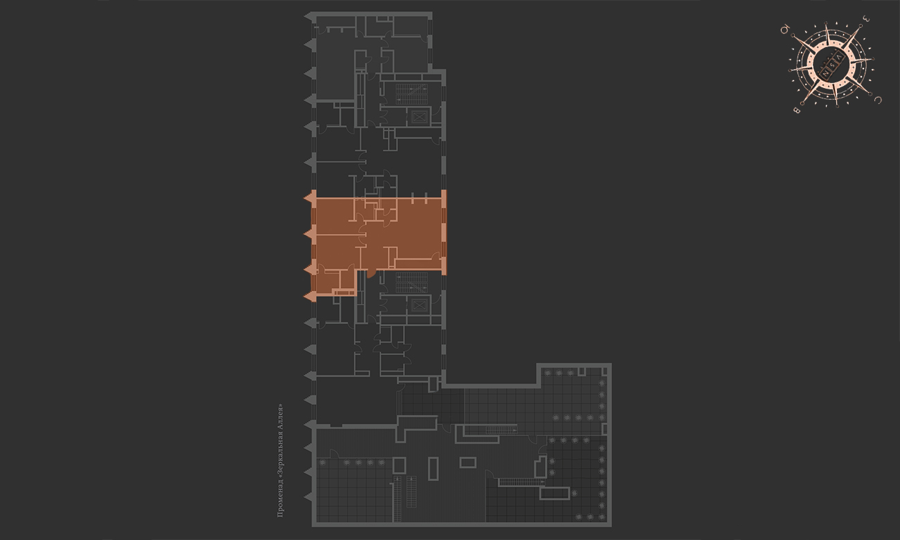 Двухуровневый пентхаус в ЖК «Большая Дмитровка IX, ул. Б. Дмитровка, 9, 120.9 кв.м.