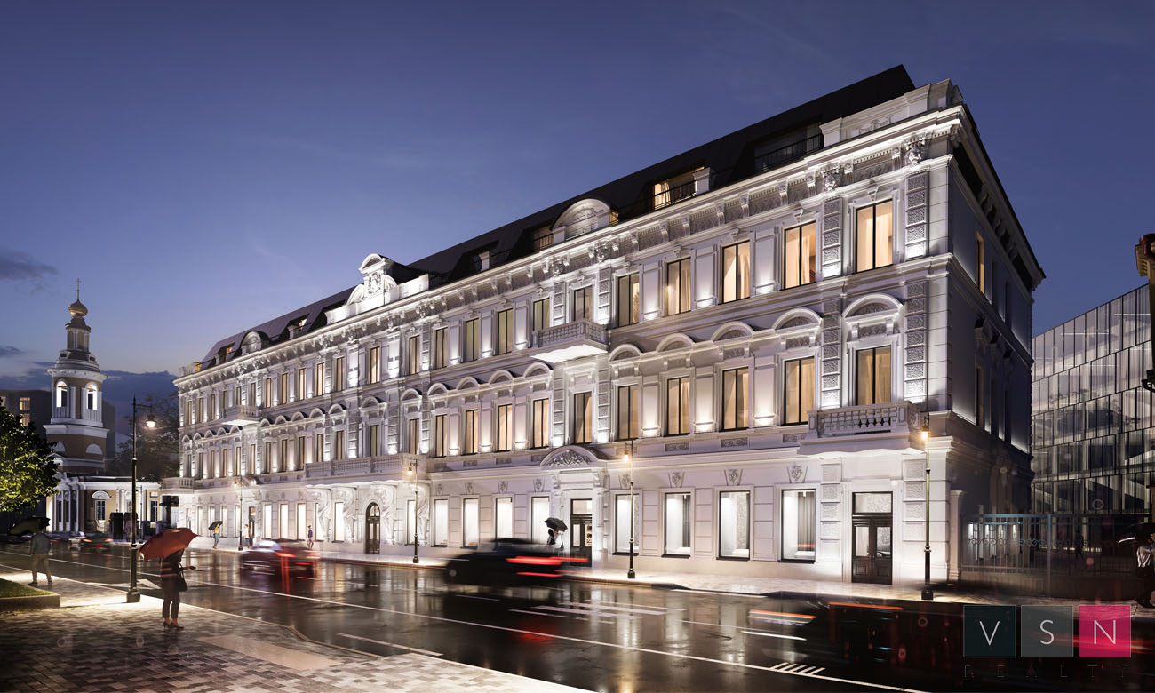 Двухуровненвый пентхаус, ул. Солянка, д.7, ЖК «Дом с Атлантами», 338.6 кв.м