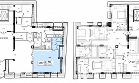 Двухуровневый пентхаус в элитном «Доме на Хлебном», Хлебный пер., 19, 339,5 кв. м