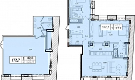 Двухуровневый пентхаус в элитном «Доме на Хлебном», Хлебный пер., 19, 339,5 кв. м