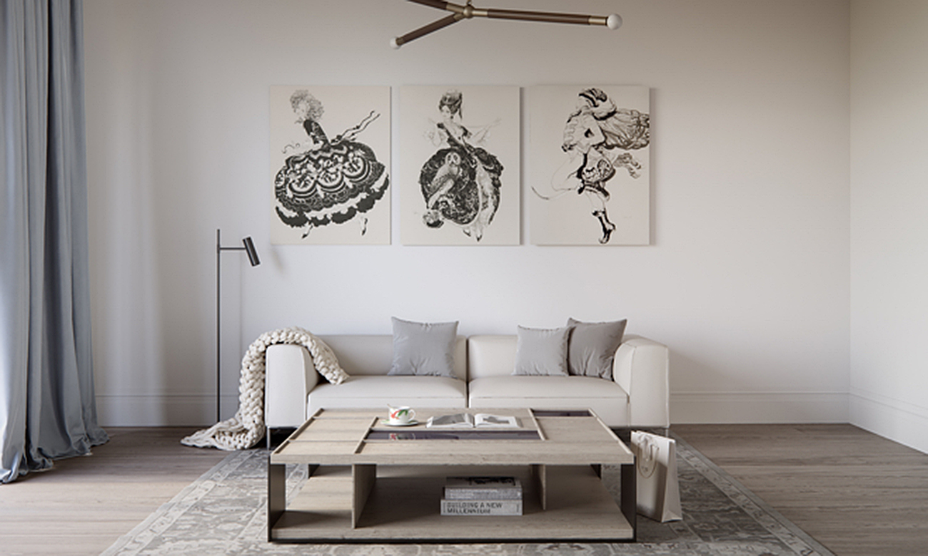 Двухуровневый пентхаус в ЖК «Большая Дмитровка IX, ул. Б. Дмитровка, 9, 120,93 кв.м.