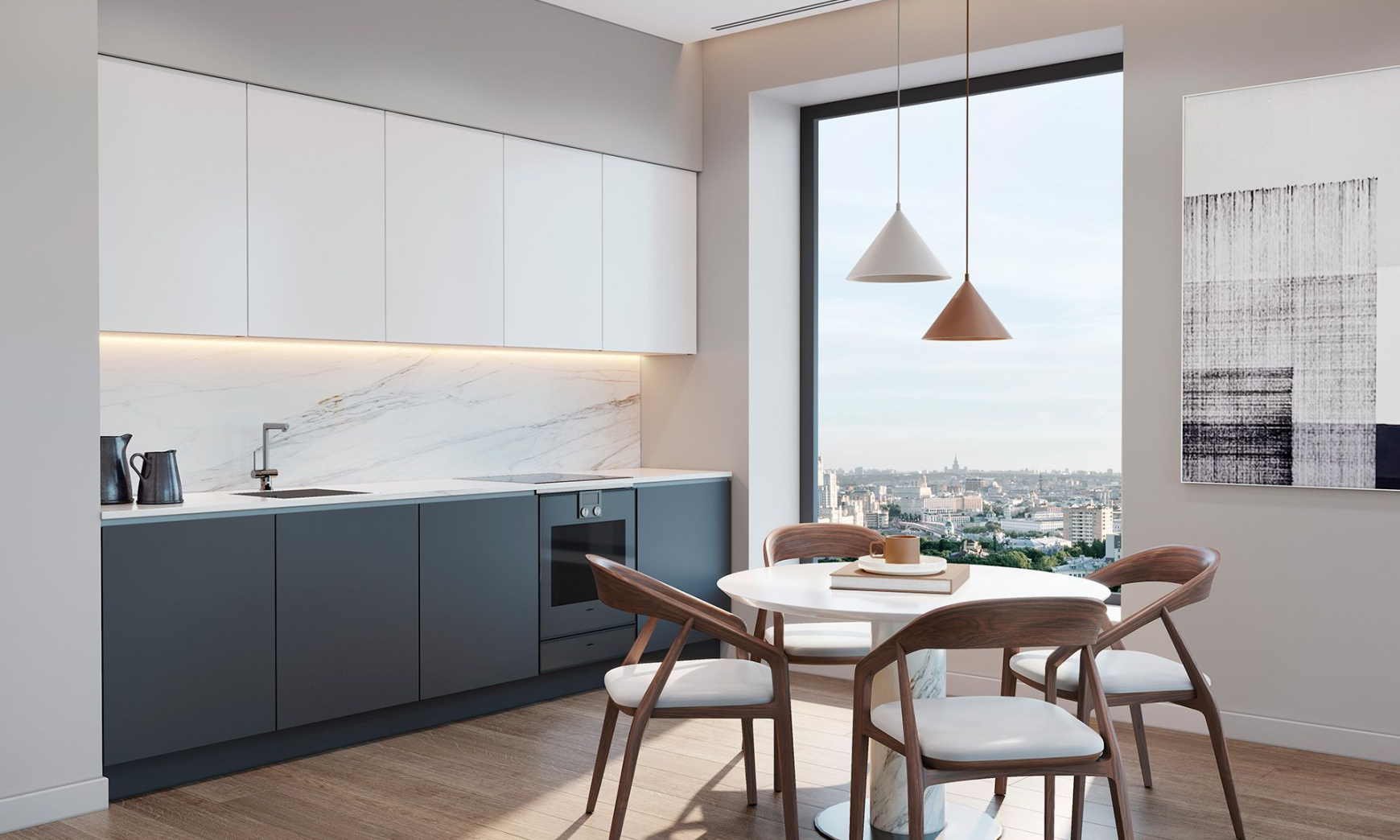 Пентхаус, Лот №197148, Дом «Chkalov» (Чкалов), Москва, ЦАО, Басманный, м. Чкаловская, м. Курская, Земляной Вал