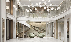 Пентхаус, Лот №206430, Клубный дом на Остоженке «Обыденский №1», Москва, ЦАО, Остоженка, м. Кропоткинская, 3-й Обыденский переулок