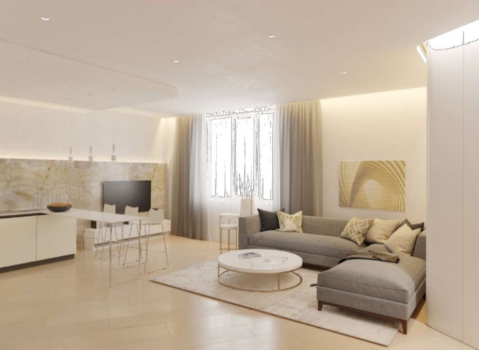 Пентхаус, Лот №196651, ЖК «Звезды Арбата», Москва, ЦАО, Арбат, м. Смоленская, м. Арбатская, Новый Арбат