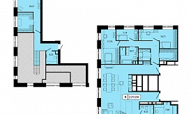 Пентхаус в Клубном доме «Долгоруковская, 25», Корпус Музыкальный, 229,9 кв. м