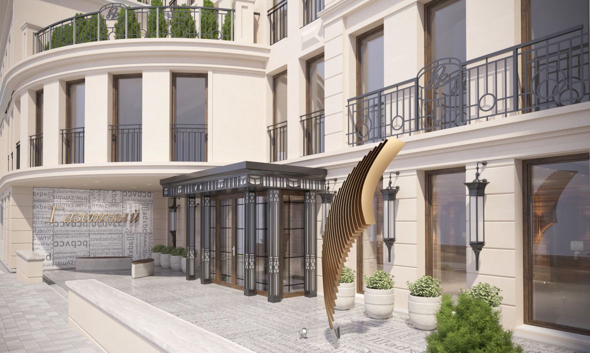 Пентхаус, Лот №159694, Клубный дом «В Газетном», Москва, ЦАО, Тверской, м. Охотный ряд, Газетный переулок