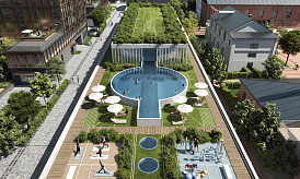 Пентхаус, Лот №201150, ЖК «Лаки» (Lucky), Москва, ЦАО, Пресненский, м. Улица 1905 года, 2-я Звенигородская