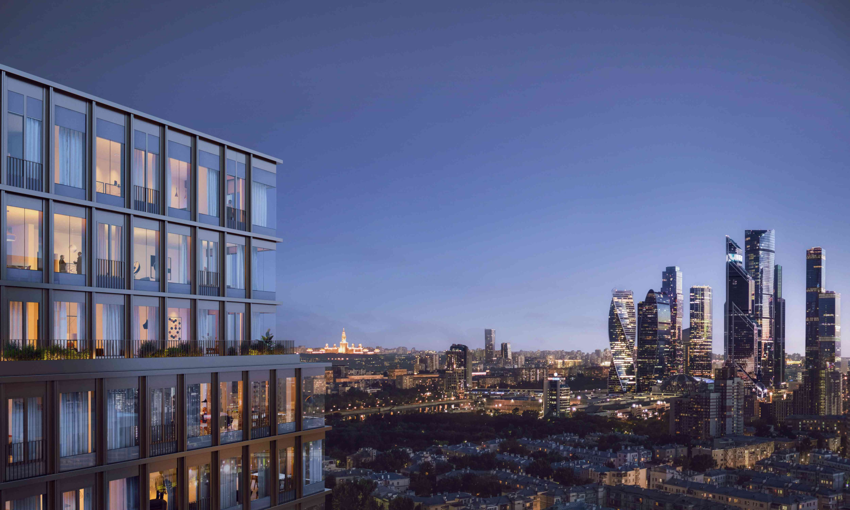 Пентхаус, Лот №201161, ЖК «Лаки» (Lucky), Москва, ЦАО, Пресненский, м. Улица 1905 года, 2-я Звенигородская