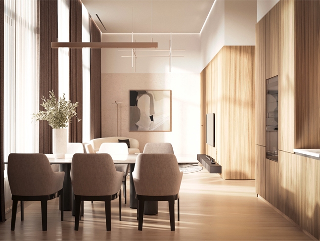 Пентхаус 2Б, Элитный дом «Chkalov», Земляной Вал ул., вл. 37, 68,3 кв.м