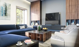 Пентхаус с террасой в ЖК «Вишнёвый сад», Мосфильмовская ул., д. 1, Корпус G, 207 кв. м