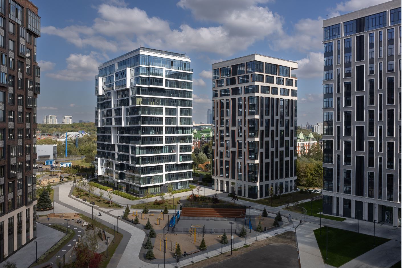 Пентхаус, Лот №148182, Собрание клубных домов «Вест Гарден» (West Garden), Москва, ЗАО, Раменки, м. Минская, проспект Генерала Дорохова