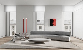 Двухуровневый пентхаус с террасой в ЖК «Lumin», Славянская площадь 2/5/4С5, 208.7 кв.м