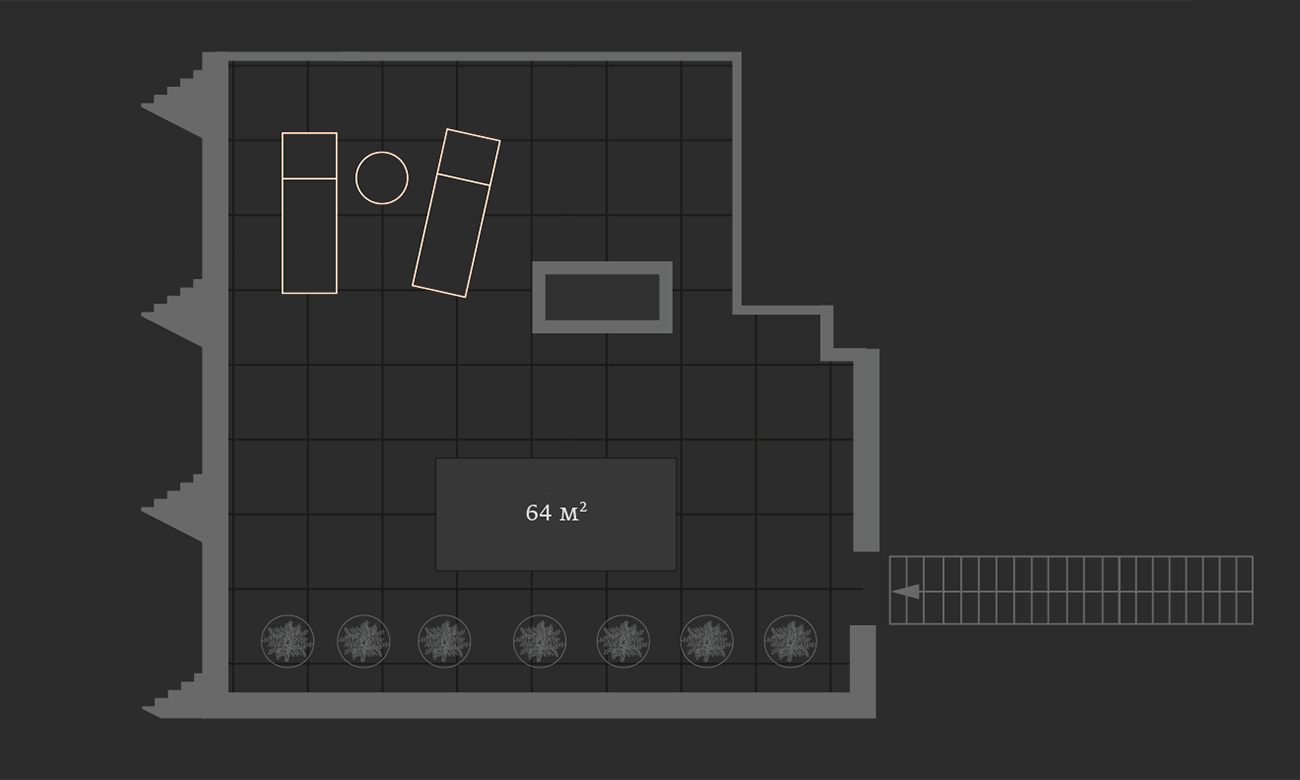 Двухуровневый пентхаус с террасой в ЖК «Большая Дмитровка IX, ул. Б. Дмитровка, 9, 159.93 кв.м.